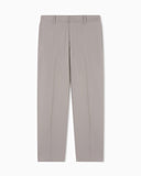 Trousers in micro-textured herringbone light wool