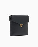 ASV Icon pebbled leather flat shoulder bag