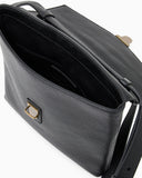 ASV Icon pebbled leather flat shoulder bag