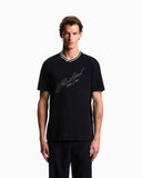 Slim-fit heavy jersey T-shirt with signature logo embroidery