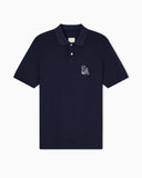 Piqué jersey polo shirt with Eagle Club logo embroidery
