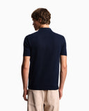 Piqué jersey polo shirt with Eagle Club logo embroidery