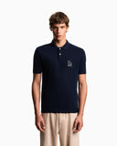 Piqué jersey polo shirt with Eagle Club logo embroidery