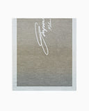 Stole with jacquard logo lettering