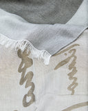 Stole with jacquard logo lettering
