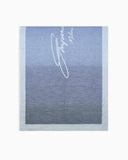 Stole with jacquard logo lettering