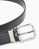 Bull leather belt