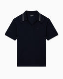 V-neck polo shirt in piqué