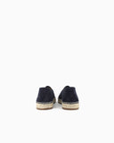 Jacquard espadrilles with all-over logo lettering