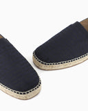 Jacquard espadrilles with all-over logo lettering
