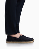 Jacquard espadrilles with all-over logo lettering