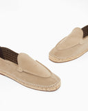 Velour suede espadrilles