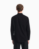 Shirt in cotton with flocking