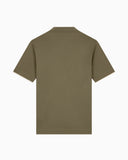 T-shirt in lyocell blend jersey with embossed ea logo