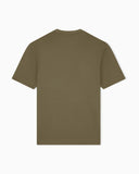 T-shirt in mixed lyocell jersey with maxi flock logo