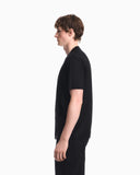 T-shirt in mixed lyocell jersey with maxi flock logo