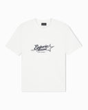 Heavy jersey T-shirt with embroidered logo