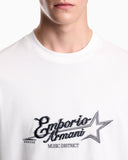 Heavy jersey T-shirt with embroidered logo
