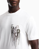 Heavy jersey T-shirt with embroidered logo