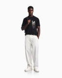 Heavy jersey T-shirt with embroidered logo