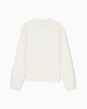 Double jersey sweatshirt with logo