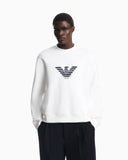 Double jersey sweatshirt with logo
