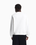 Double jersey sweatshirt with logo