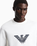 Double jersey sweatshirt with logo