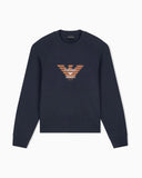 Double jersey sweatshirt with logo