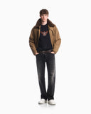 Double jersey sweatshirt with logo