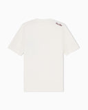 Heavy jersey T-shirt with embroidered logo patch