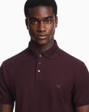 Piqué polo with embroidered logo