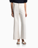 J33 regular-fit garment-dyed trousers in linen and Lyocell