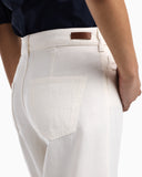 J33 regular-fit garment-dyed trousers in linen and Lyocell