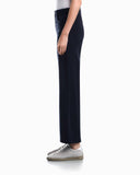 J33 Mid-rise, cropped wide-leg jeans in garment-dyed stretch drill
