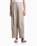 J4E relaxed-fit linen trousers
