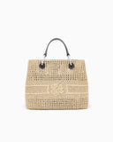 MyEA Bag woven straw medium shopper bag