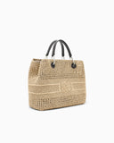 MyEA Bag woven straw medium shopper bag