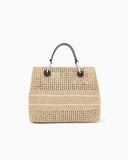 MyEA Bag woven straw medium shopper bag