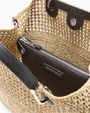 MyEA Bag woven straw medium shopper bag