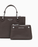 Shopping bag in soft leather