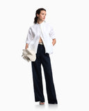 J14 regular-fit linen trousers