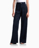 J14 regular-fit linen trousers