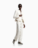J3F garment-dyed linen and Lyocell trousers