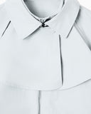 Brushed nylon blouson