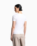 ASV stretch-jersey slim-fit T-shirt with oversized eagle pattern