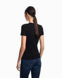 ASV stretch-jersey slim-fit T-shirt with oversized eagle pattern