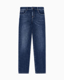 J36 slim-fit, worn-look, stretch-denim jeans