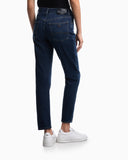 J36 slim-fit, worn-look, stretch-denim jeans