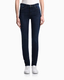 J18 worn-look, stretch-denim skinny jeans